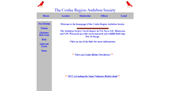 Desktop Screenshot of couleeaudubon.org